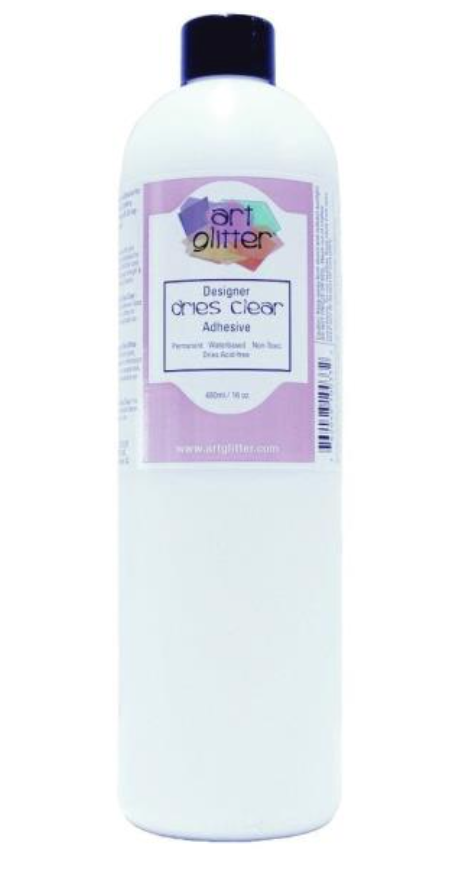 Art Institute Glitter Designer Dries Clear Glue Adhesive
