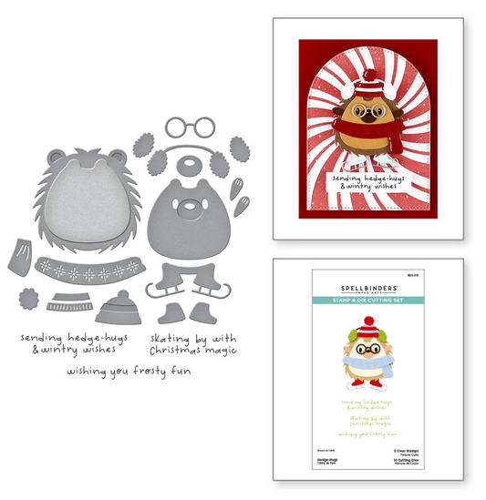 Spellbinders Hedge-Hugs Clear Stamp & Die Set