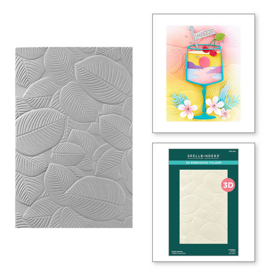 Spellbinders Lush Leaves 3D Embossing Folder