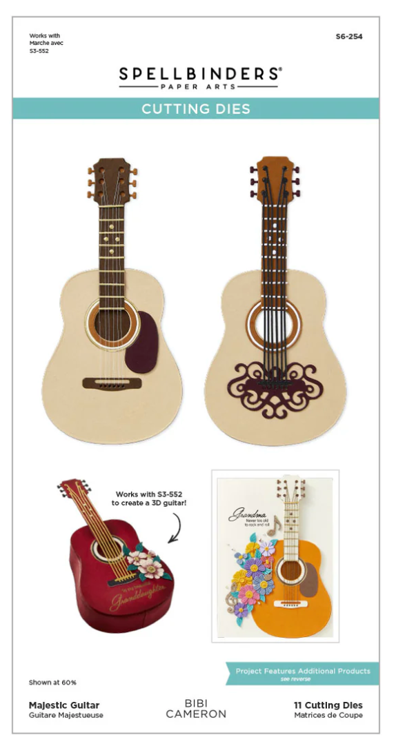 Spellbinders Majestic Guitar Box Creator Bundle