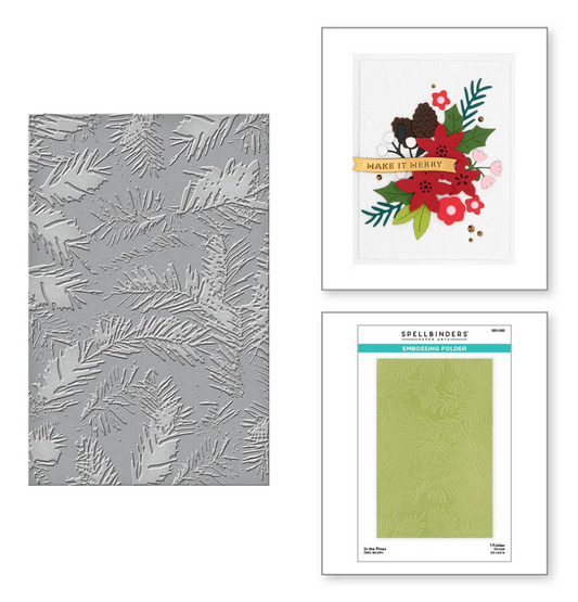 Spellbinders In the Pines Embossing Folder