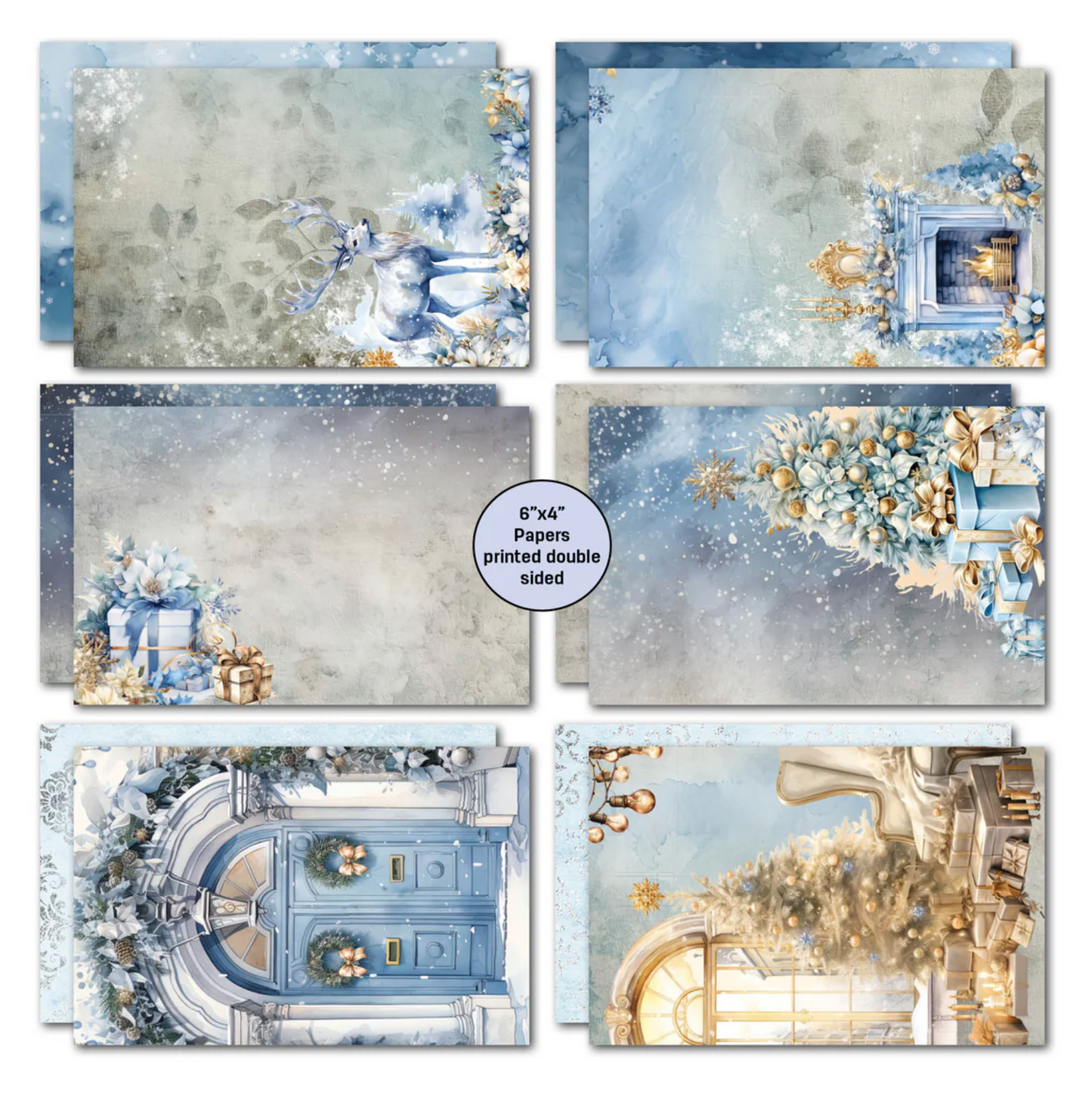 3Quarter Designs Snowflake Season 6x4 Card Pack