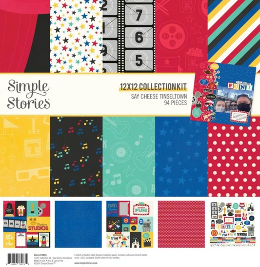 Simple Stories Say Cheese Tinseltown 12x12" Collection Kit