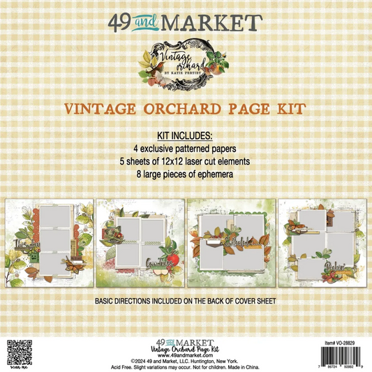 49 and Market Vintage Orchard Page Kit