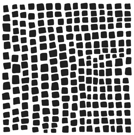 TCW Square Stones Stencil