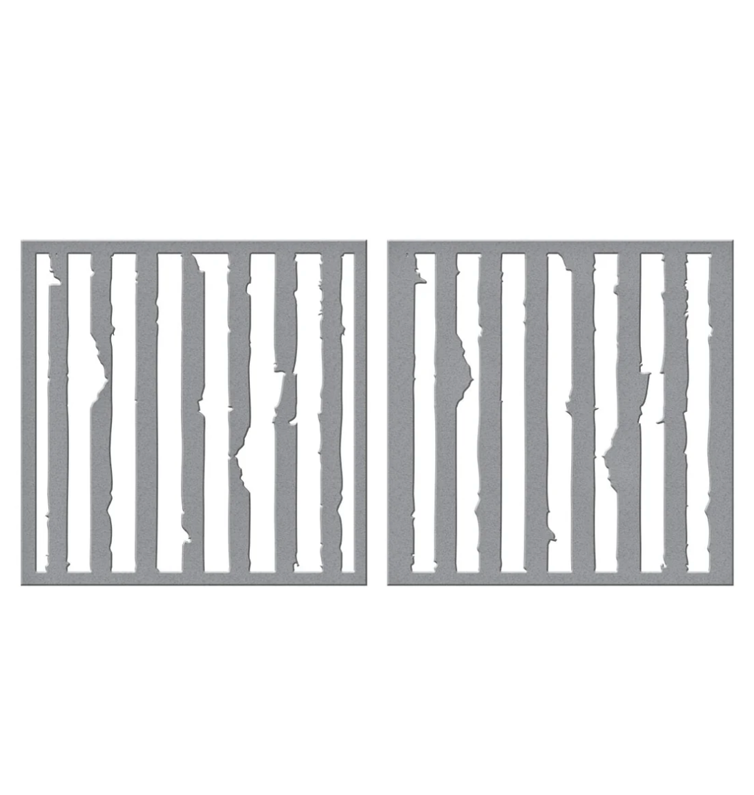 Spellbinders Tattered Stripes Stencil