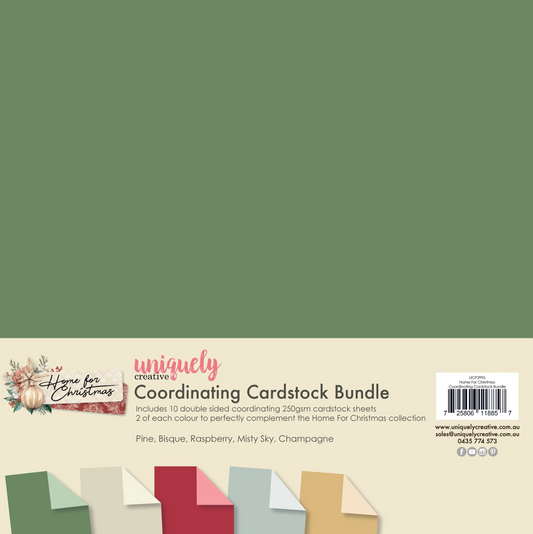 Uniquely Creative Home for the Holidays Cardstock Bundle