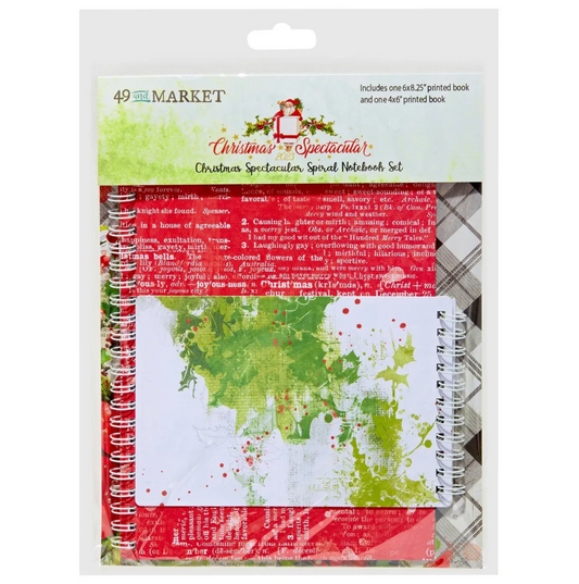 49 and Market Christmas Spectacular Spiral Notebook Set