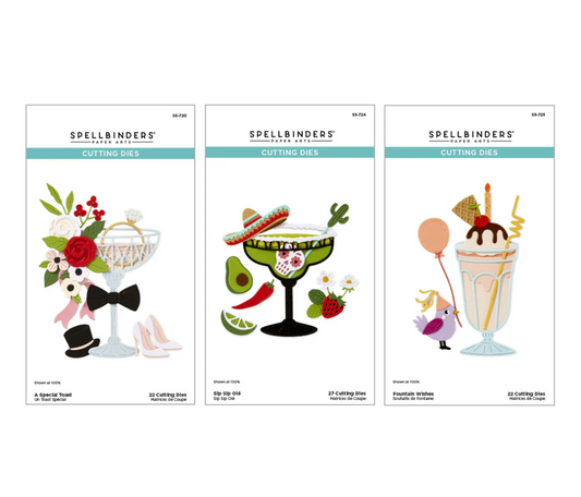 Spellbinders Happier Hour Die Bundle