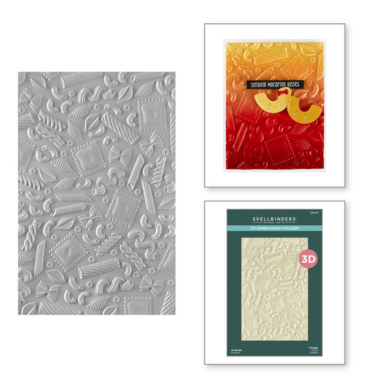 Spellbinders Al Dente 3D Embossing Folder