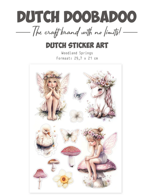 Dutch Doobadoo Collage Paperset Woodland Springs Bundle