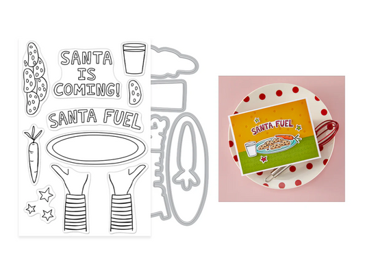 Hero Arts Santa Fuel Stamp & Cut Set