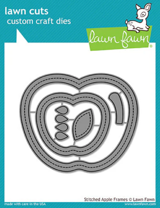 Lawn Fawn Stitched Apple Die Bundle