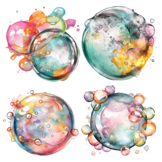 Simply Stated Bubbles XL Ephemera Pack