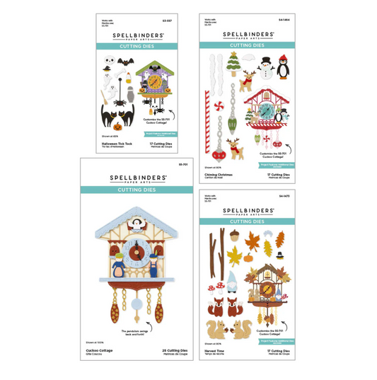 Spellbinders Cuckoo Cottage Die Bundle
