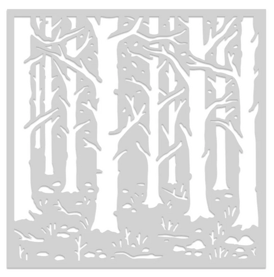 Hero Arts Woodland Forest Stencil