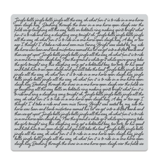 Hero Arts Jingle Bells Script Bold Prints Cling Rubber Stamp