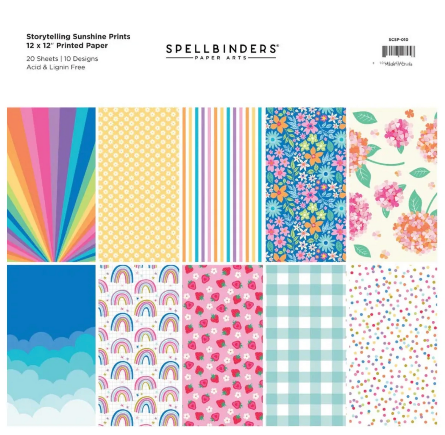 Spellbinders Storytelling Sunshine Prints