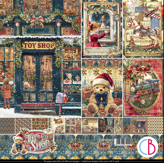 Ciao Bella Toy Shop Paper Pad 12"x12"
