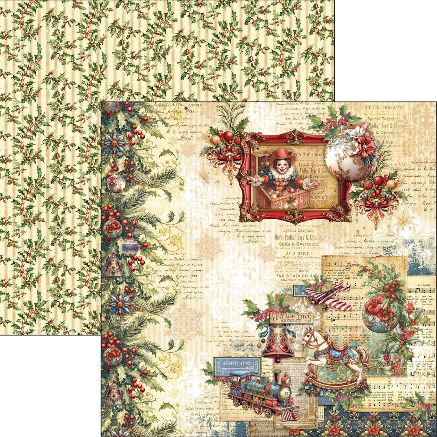 Ciao Bella Toy Shop Paper Pad 12"x12"