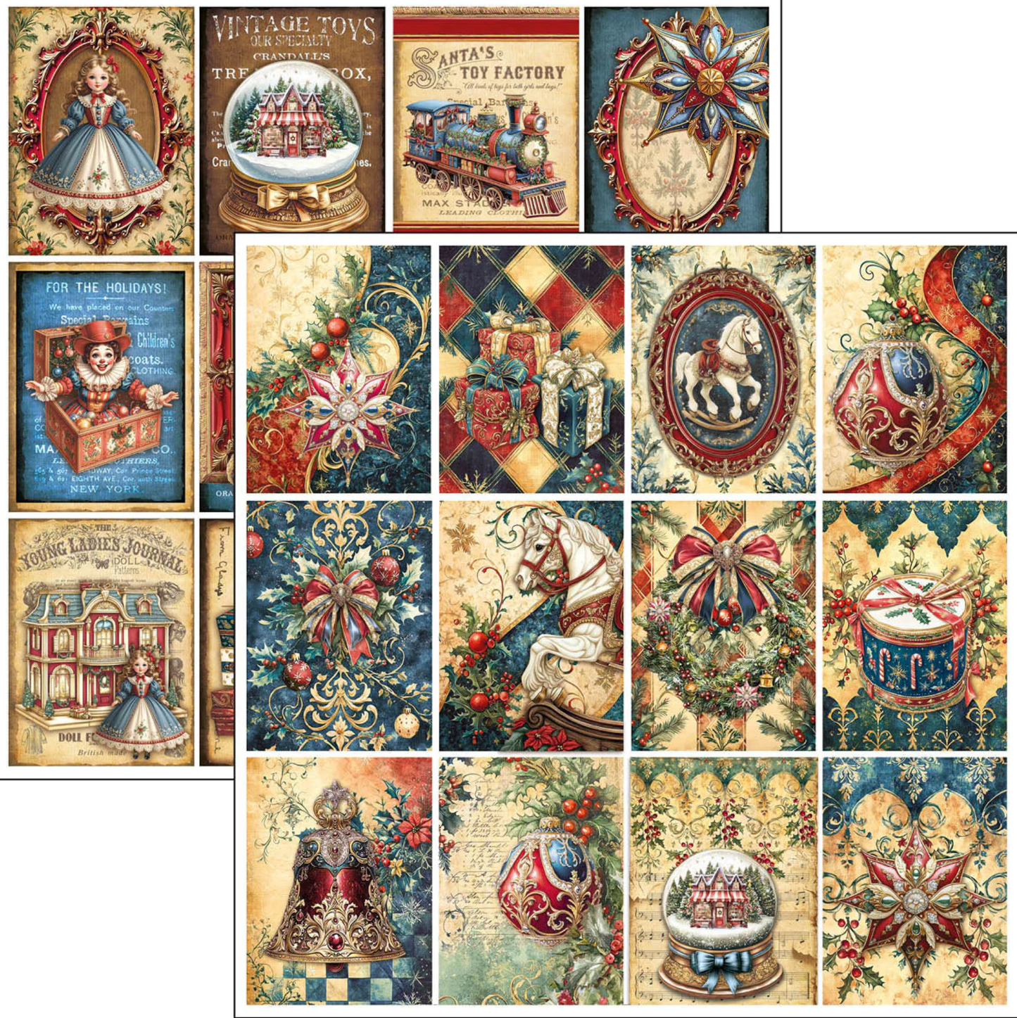 Ciao Bella Toy Shop Patterns Pad 12"x12"