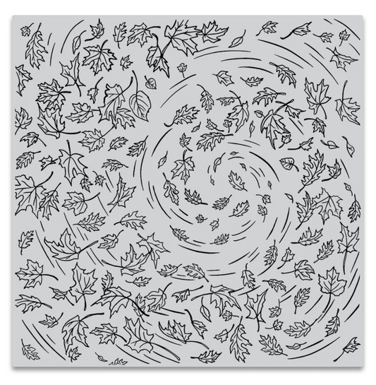 Hero Arts Leaves in the Wind Bold Prints Cling Rubber Stamp