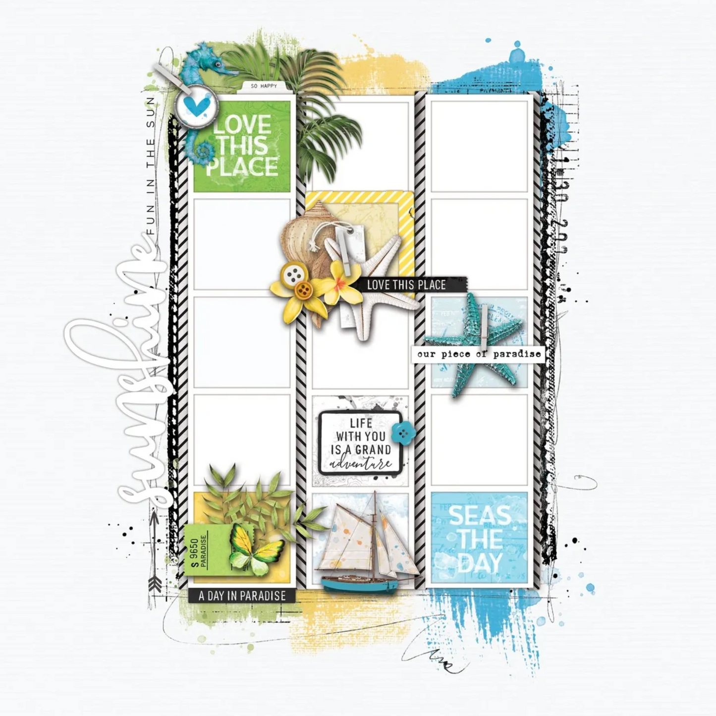 49 and Market Sunburst 12x12 Page Kit