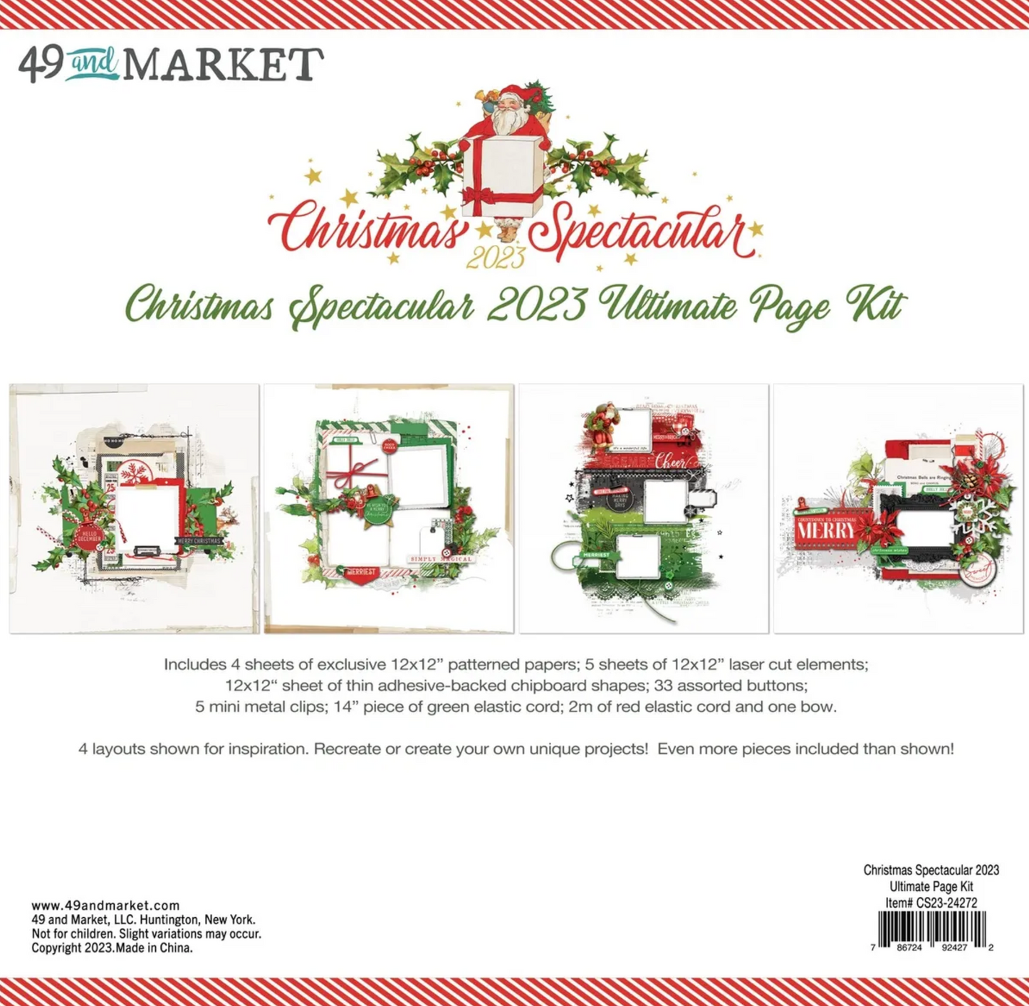 49 and Market Christmas Spectacular Layout Kit