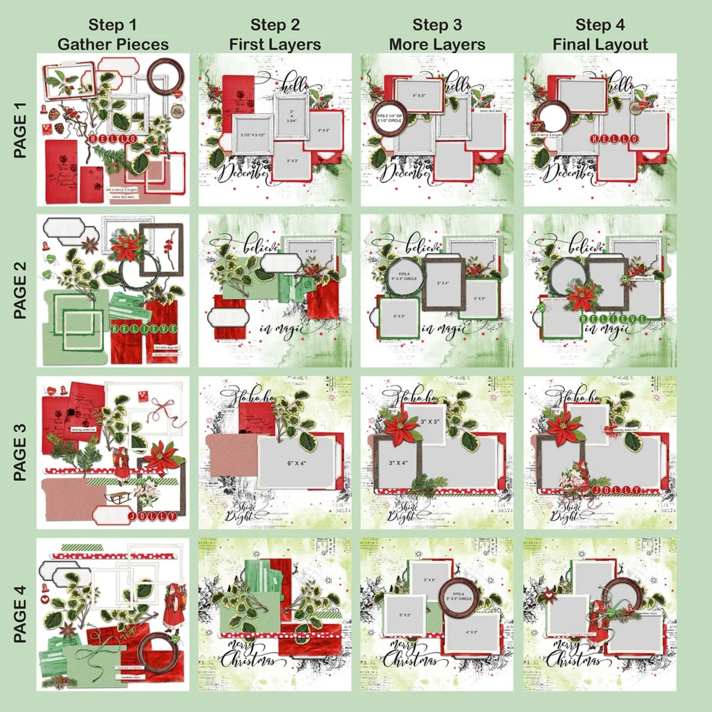 49 and Market Evergreen Season Page Kit