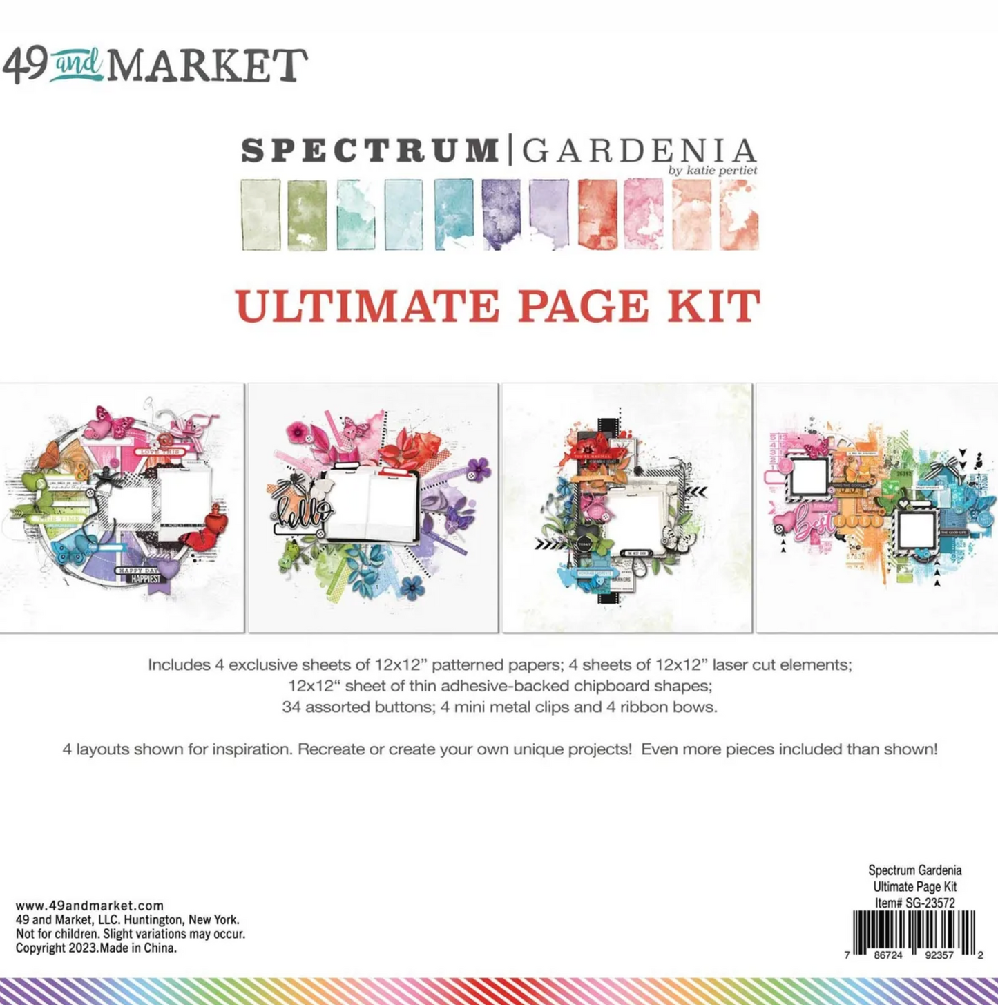49 and Market Spectrum Gardenia Ultimate Page Kit