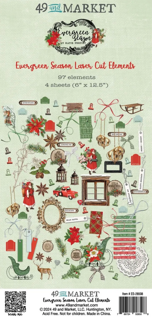 49 and Market Evergreen Season Laser Cut Outs