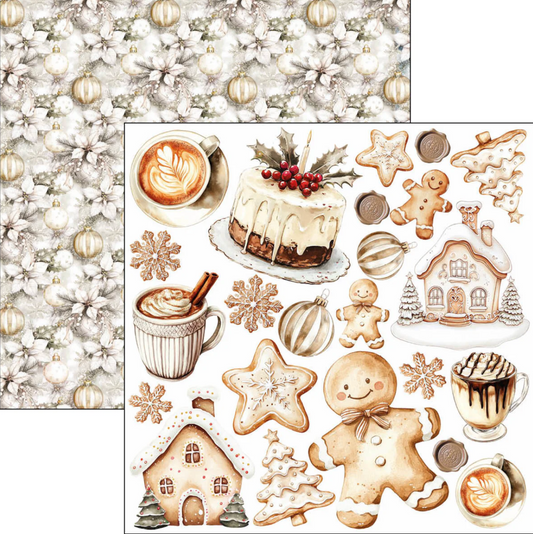 Ciao Bella Winter Season Fussy Cut Pad 6"x6" 24/Pkg