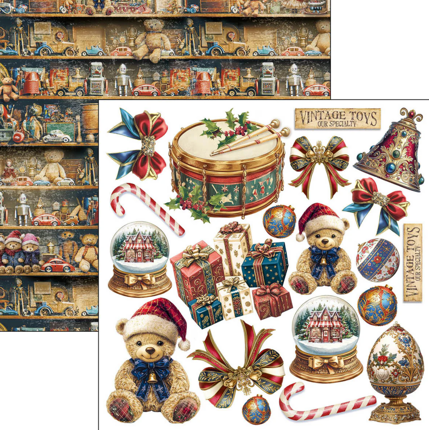 Ciao Bella Toy Shop Fussy Cut Pad 6"x6" 24/Pkg