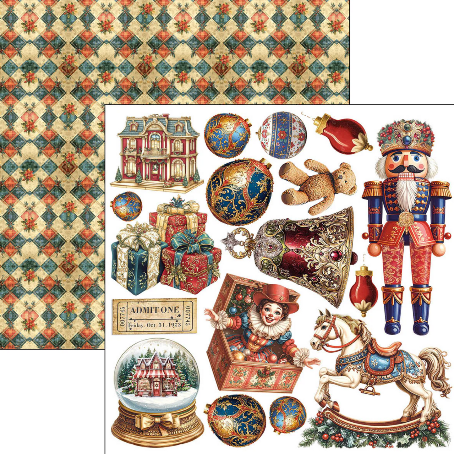 Ciao Bella Toy Shop Fussy Cut Pad 6"x6" 24/Pkg