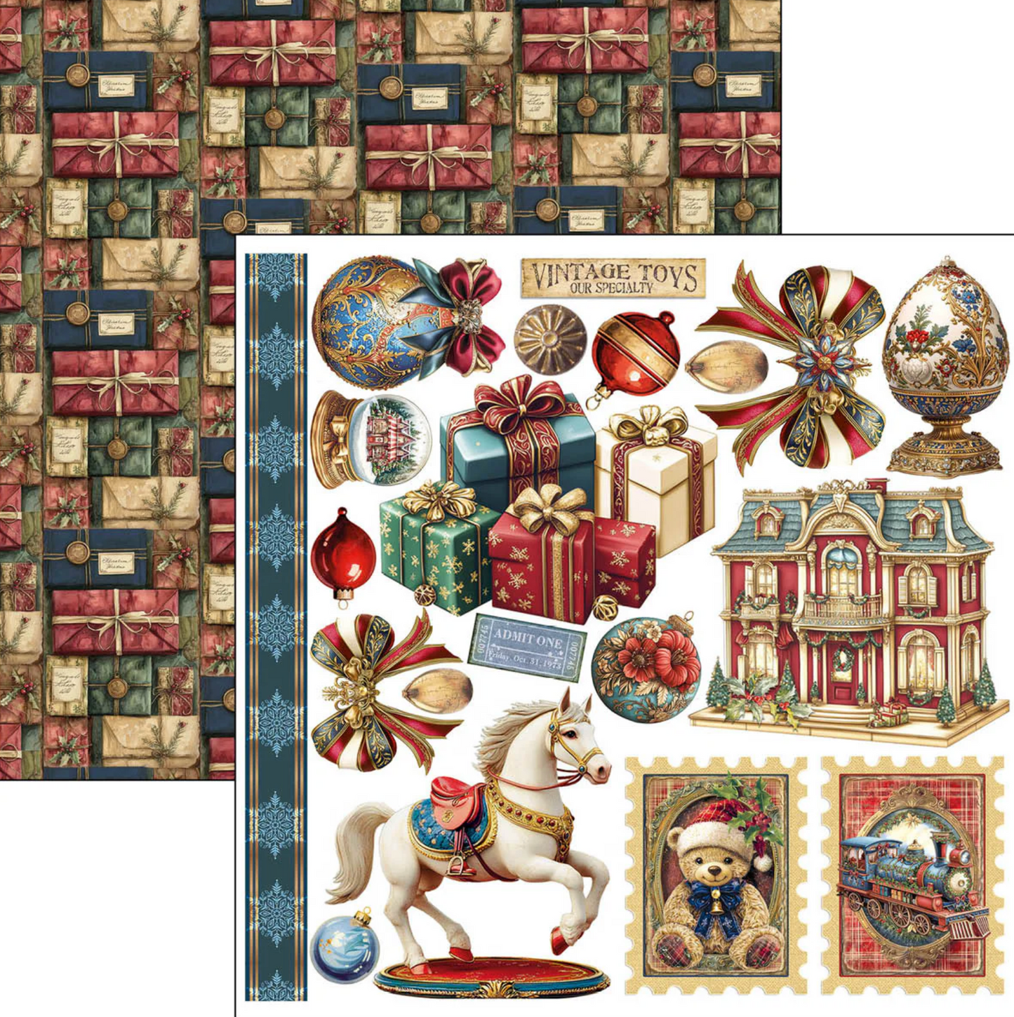 Ciao Bella Toy Shop Fussy Cut Pad 6"x6" 24/Pkg