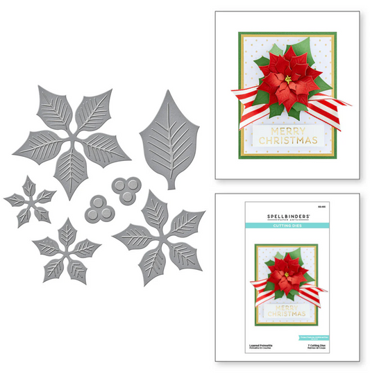 Spellbinders Shapeabilities Layered Poinsettia Etched Dies
