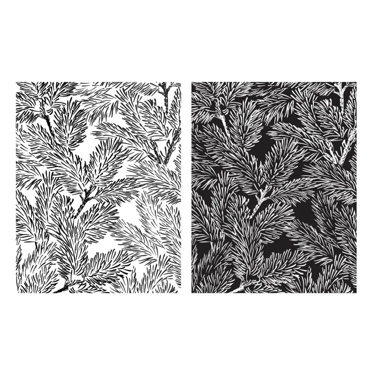 Spellbinders Night & Day Pines Press Plates