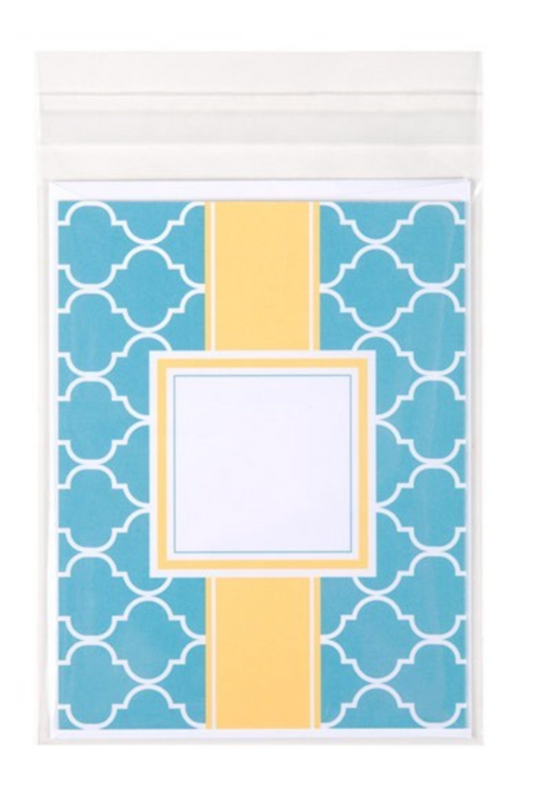 Crystal Clear Bags® with Flap 4 5/8" x 5 3/4" 100 pack B54