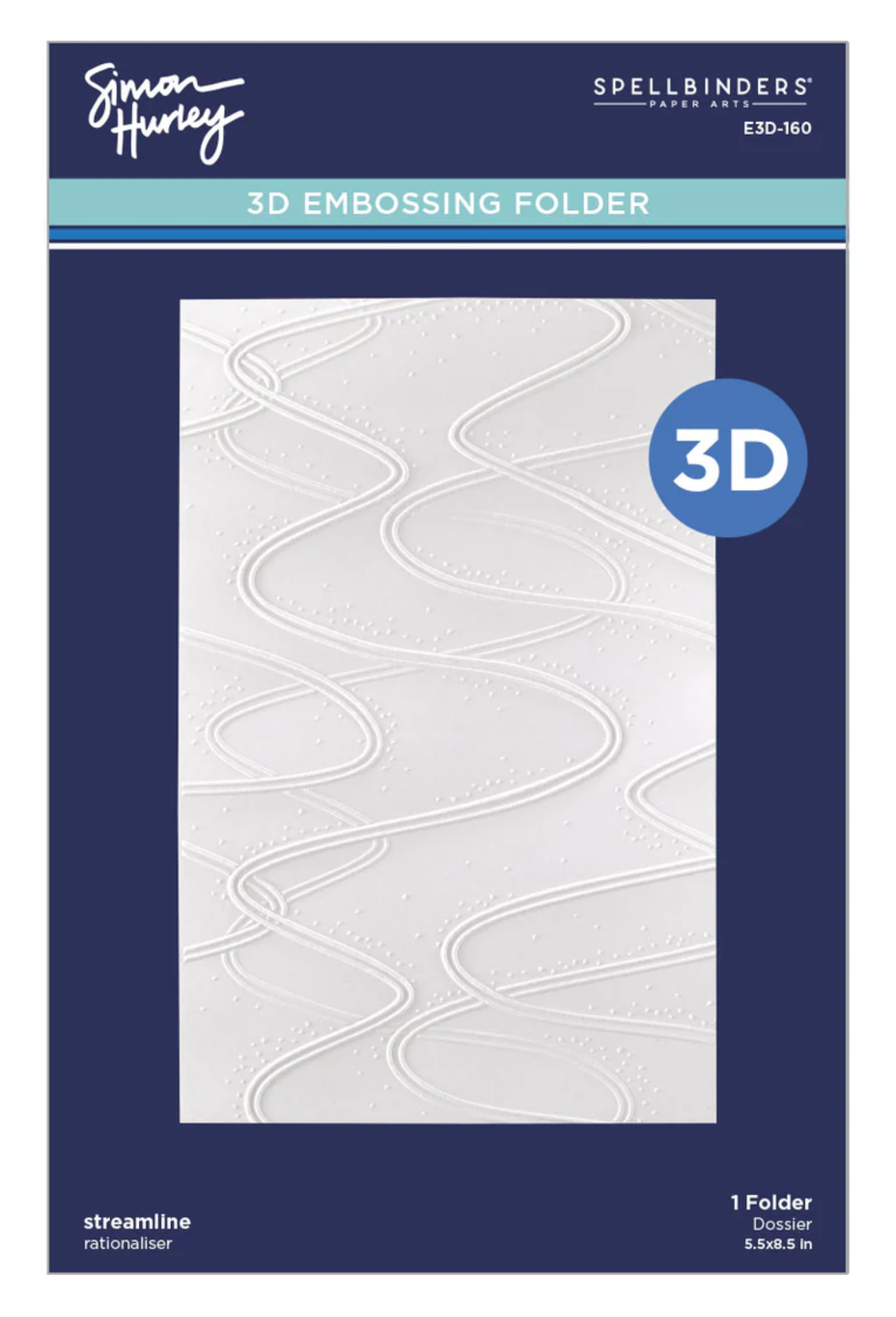 Spellbinders Ski-son's Greetings Dies and 3D Folder Bundle