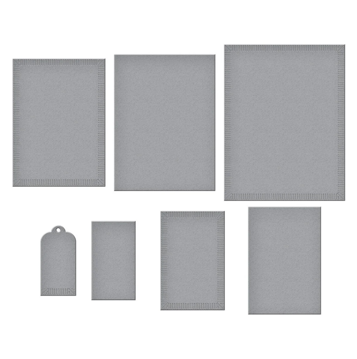 Spellbinders Linear Touch Rectangles and Tag Etched Dies