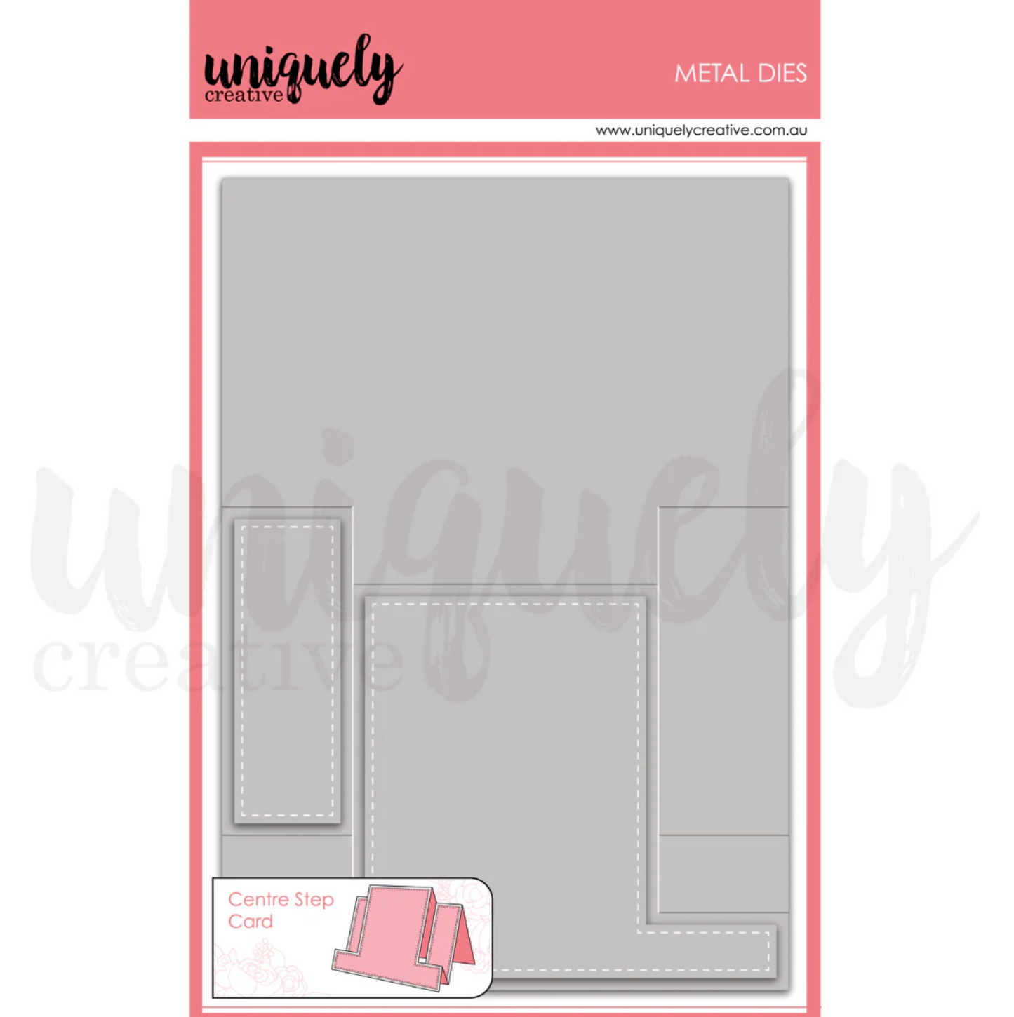 Uniquely Creative Centre Stepper Card Die