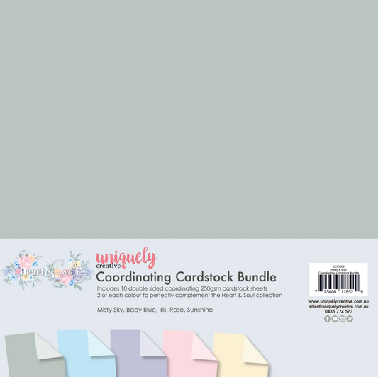 Uniquely Creative Heart & Soul Coordinating Cardstock Bundle