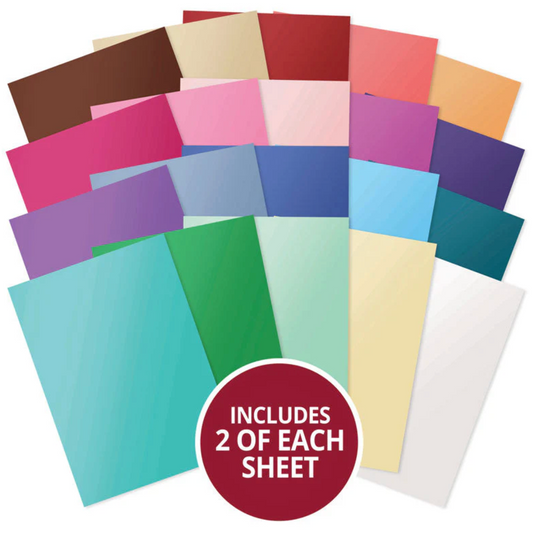 Hunkydory Satin Mirri Megamix Cardstock