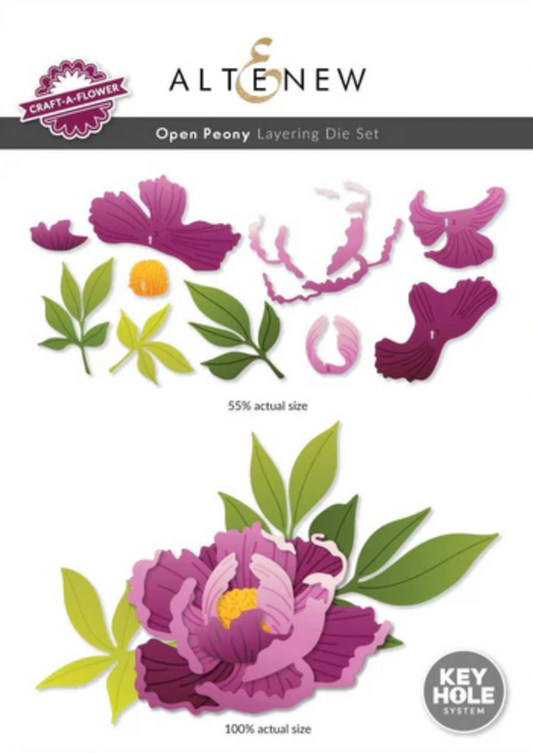 Altenew Craft-A-Flower: Open Peony Layering Die Set