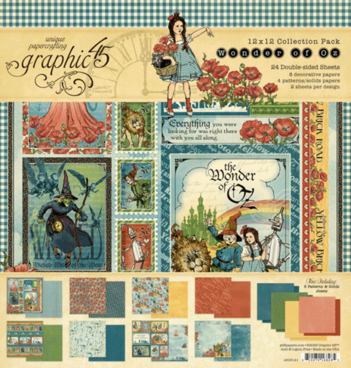 Graphic 45 Wizard of Oz Mini Album Workshop