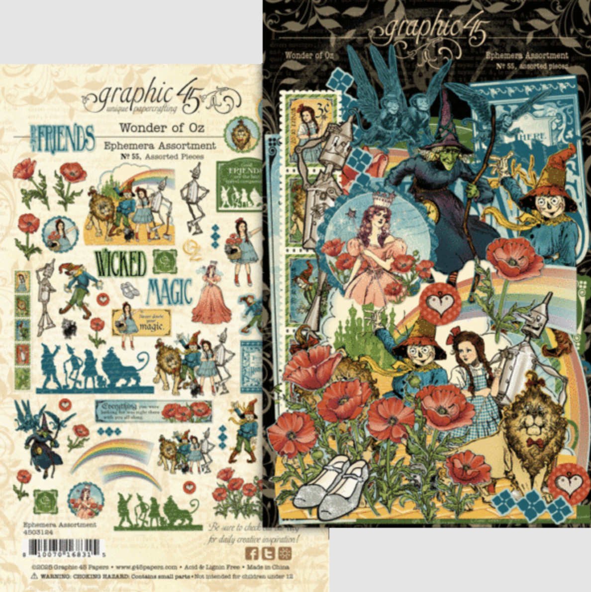 Graphic 45 Wizard of Oz Mini Album Workshop