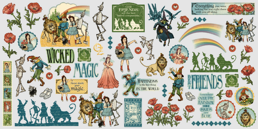 Graphic 45 Wonder of Oz Ephemera Set
