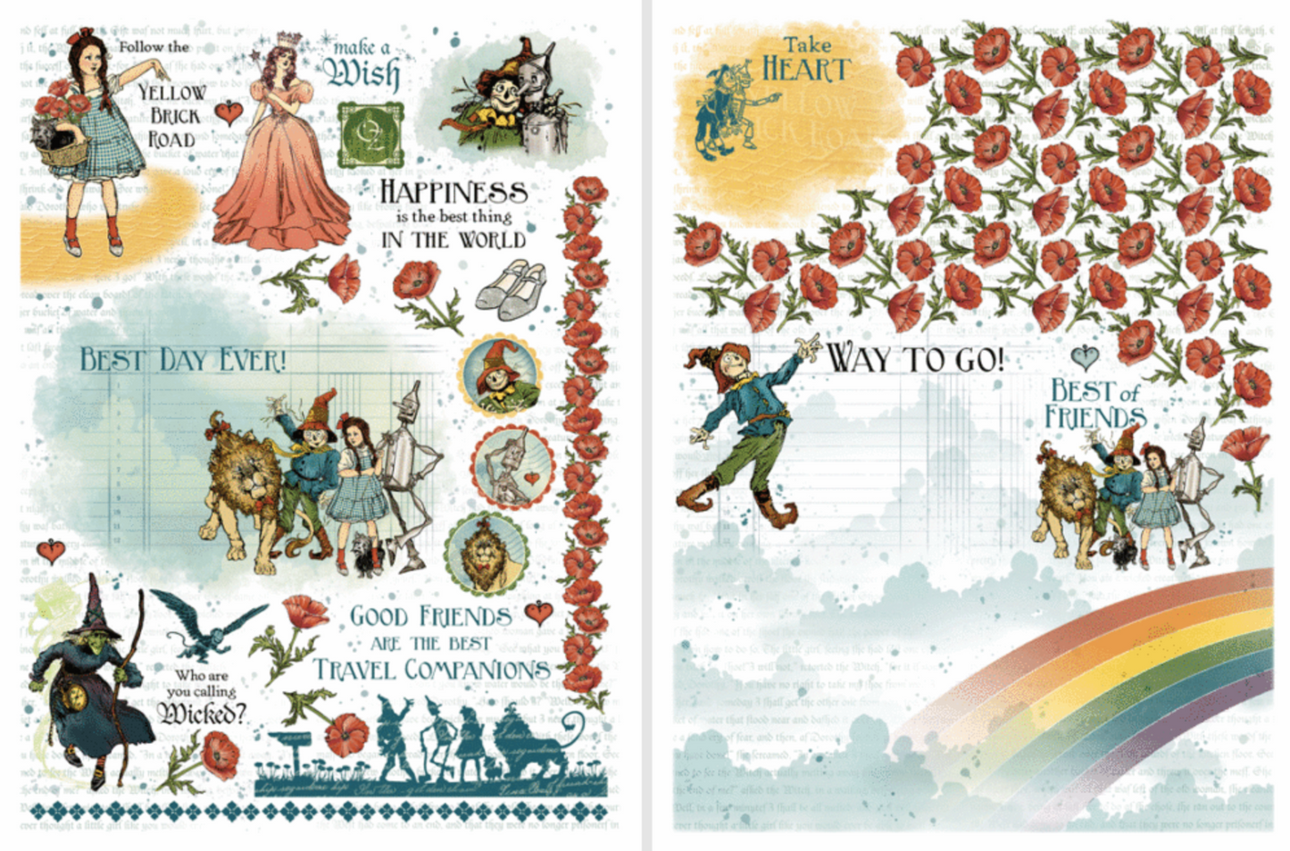 Graphic 45 Wizard of Oz Mini Album Workshop