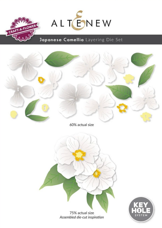 Altenew Craft-A-Flower: Japanese Camellia Layering Die Set