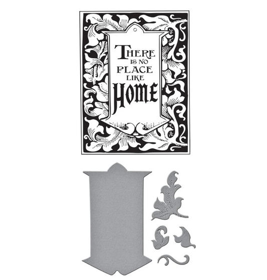 Spellbinders Wonder of Oz Frame & Tag BetterPress Plate & Die Set